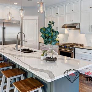 Cách phân biệt đá nhân tạo Solid Surface và Quartz Thạch Anh