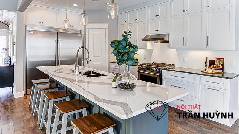 Cách phân biệt đá nhân tạo Solid Surface và Quartz Thạch Anh