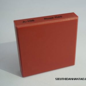 Đá nhân tạo Solid surface A108 Rose red