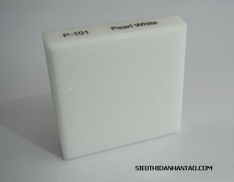 Đá nhân tạo Solid surface P101 Pearl White