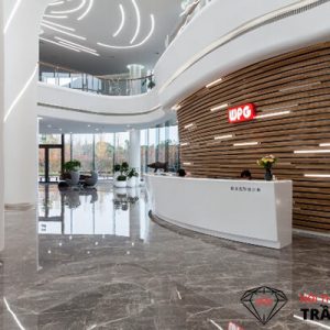 Tổng hợp quầy lễ tân bằng đá nhân tạo solid surface mới nhất năm 2020