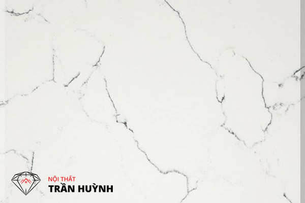 đá marble nhân tạo trắng vân mây