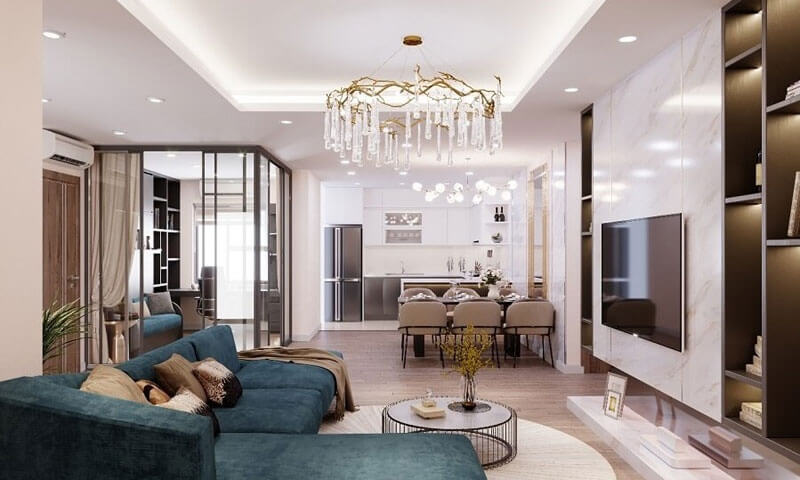 Đá trang trí ốp phòng khách