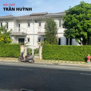 Thi công đá bếp nhân tạo nhà ca sĩ Hồ Quỳnh Hương