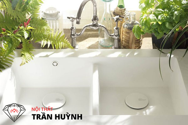 Chậu rửa chén đá nhân tạo cao cấp Rẻ - Bền - Đẹp nhất