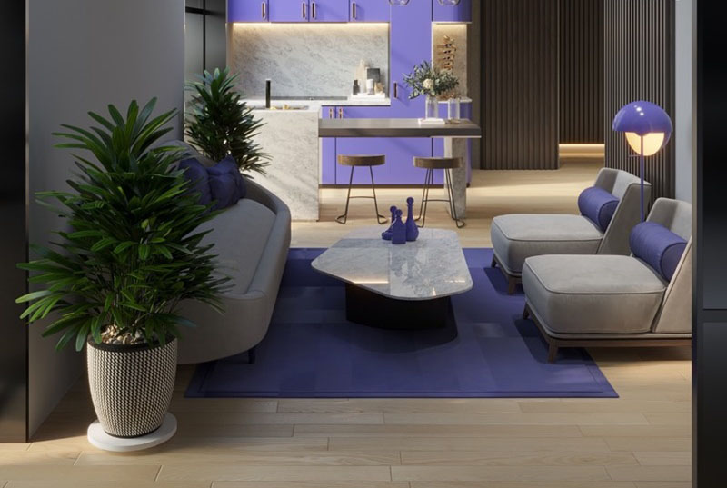 Xu hướng màu Pantone trong thiết kế nội thất hot trend 2022