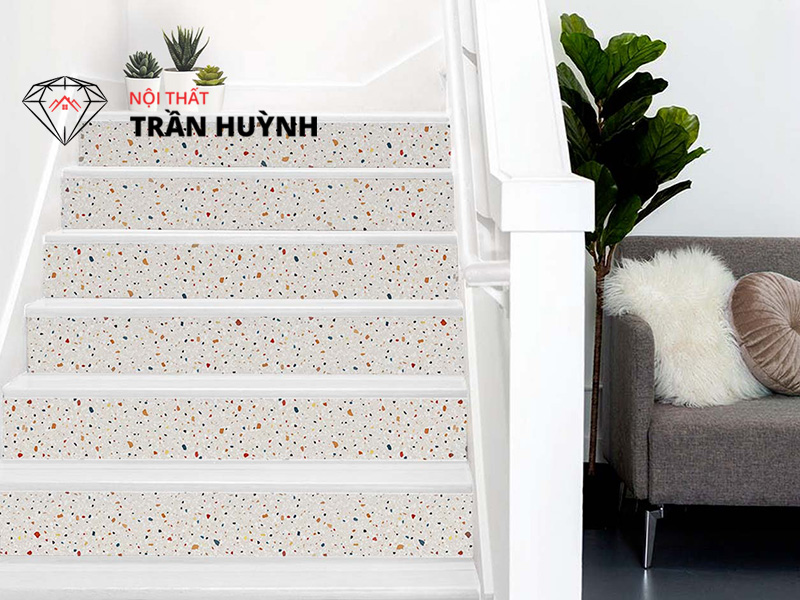 Đá nhân tạo Terrazzo ứng dụng những thiết kế ấn tượng, độc đá