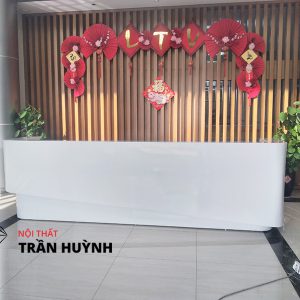 Quầy lễ tân đá nhân tạo P105 – Dự án Lukytex Sóc Trăng