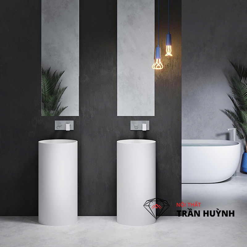 Chậu rửa mặt đá nhân tạo Sang Trọng, Bền Bỉ, Giá Tốt