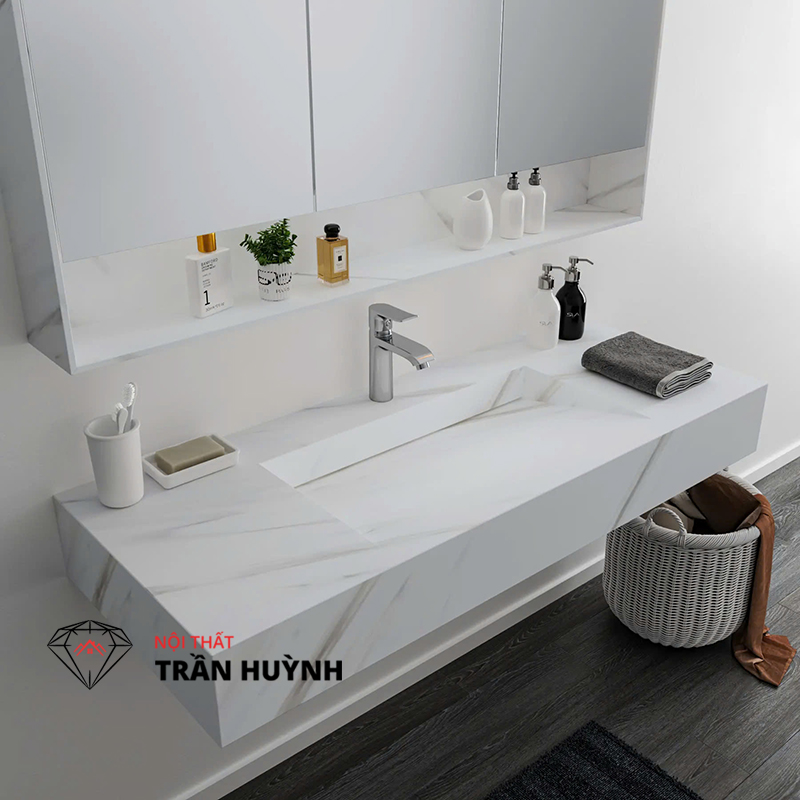 Chậu rửa mặt đá nhân tạo Sang Trọng, Bền Bỉ, Giá Tốt