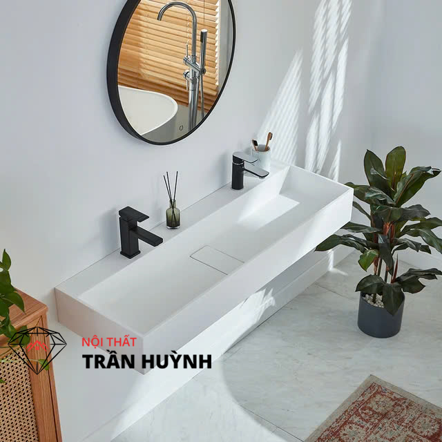 Chậu rửa mặt đá nhân tạo Sang Trọng, Bền Bỉ, Giá Tốt