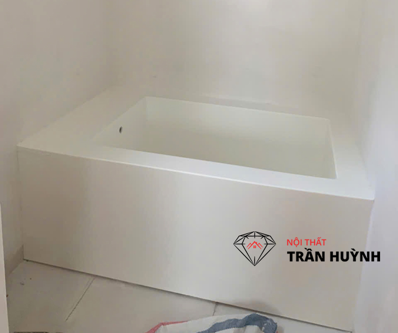 Masteri Quận 9 | Thi Công Mặt Bàn Đảo, Lavabo, Bồn Tắm Bằng Đá Solid Surface – Tinh Tế Từng Chi Tiết