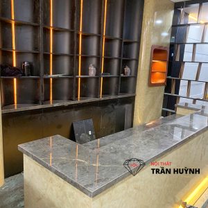Đá Marbel Savana Grey Ốp Quầy Bar & Bếp Dự Án 59 Nguyễn Cơ Thạch