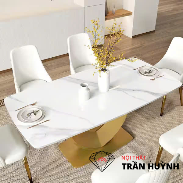 Bàn Ăn Mặt Đá Nhân Tạo – Xu Hướng Nội Thất Thời Thượng & Bền Bỉ