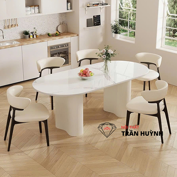 Bàn Ăn Mặt Đá Nhân Tạo – Xu Hướng Nội Thất Thời Thượng & Bền Bỉ