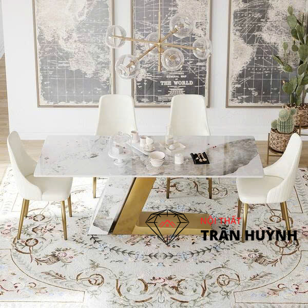 Bàn Ăn Mặt Đá Nhân Tạo – Xu Hướng Nội Thất Thời Thượng & Bền Bỉ
