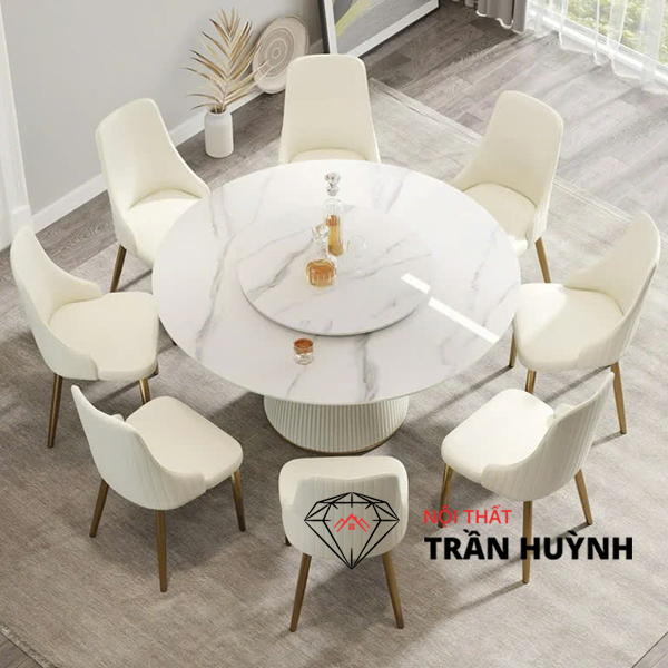 Bàn Ăn Mặt Đá Nhân Tạo – Xu Hướng Nội Thất Thời Thượng & Bền Bỉ