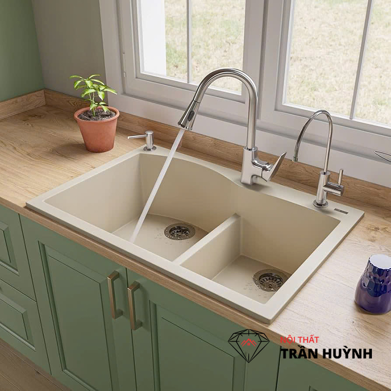 Bồn Rửa Chén Đá Nhân Tạo – Lựa Chọn Hiện Đại Cho Mọi Gian Bếp