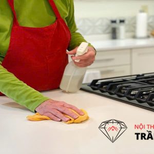 Cách Làm Sạch Bàn Đá Nhân Tạo Nhanh – Sạch – Không Làm Xước Bề Mặt