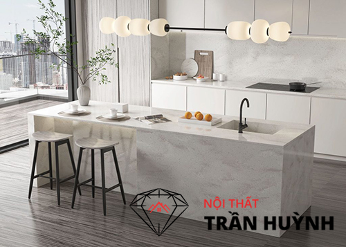 Bí Quyết Chọn Mặt Tủ Bếp Đá Nhân Tạo Đẹp, Bền & Phù Hợp Với Ngân Sách