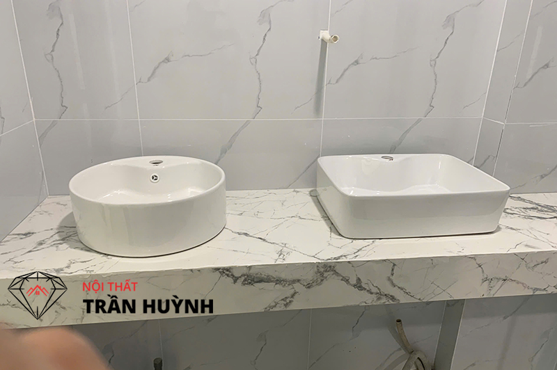 Dự Án Lavabo Đá INVISIBLE WHITE Lamar 126 Tô Ký Quận 12 – Tinh Tế & Bền Vững
