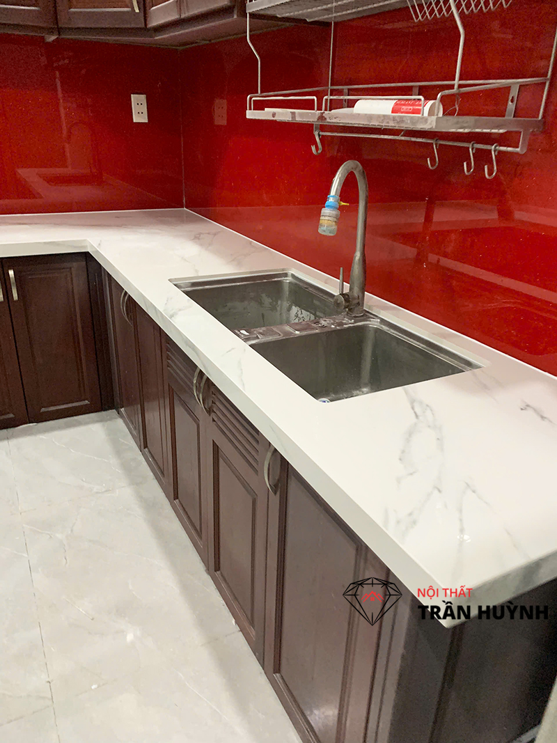 Bếp Đá Lamar Vân Mây – Dự Án Nội Thất Ấn Tượng Tại 216 Đ. Tô Ký, Quận 12