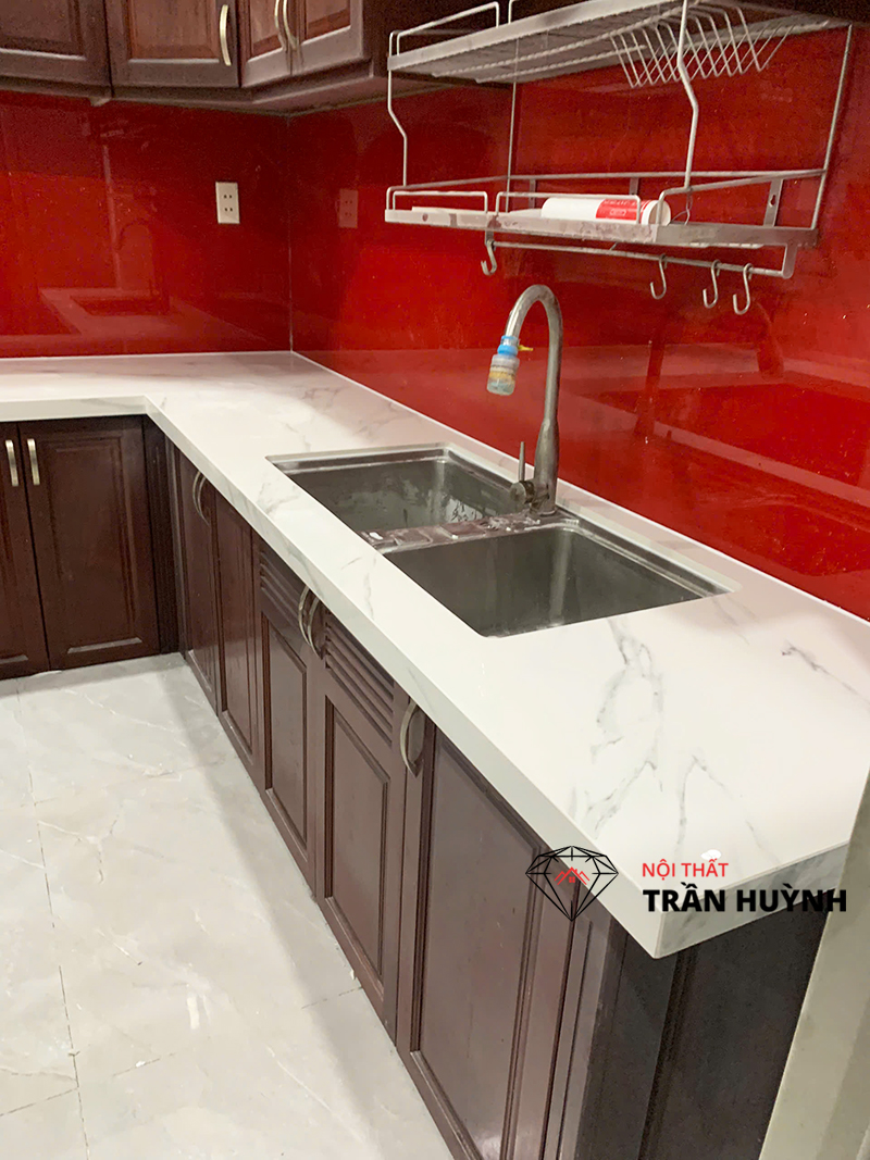 Bếp Đá Lamar Vân Mây – Dự Án Nội Thất Ấn Tượng Tại 216 Đ. Tô Ký, Quận 12