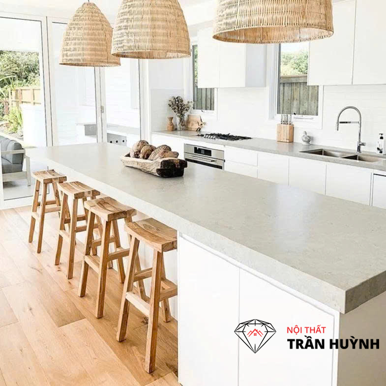 Xu Hướng Đá Nhân Tạo Trong Thiết Kế Nội Thất Hiện Đại 2025