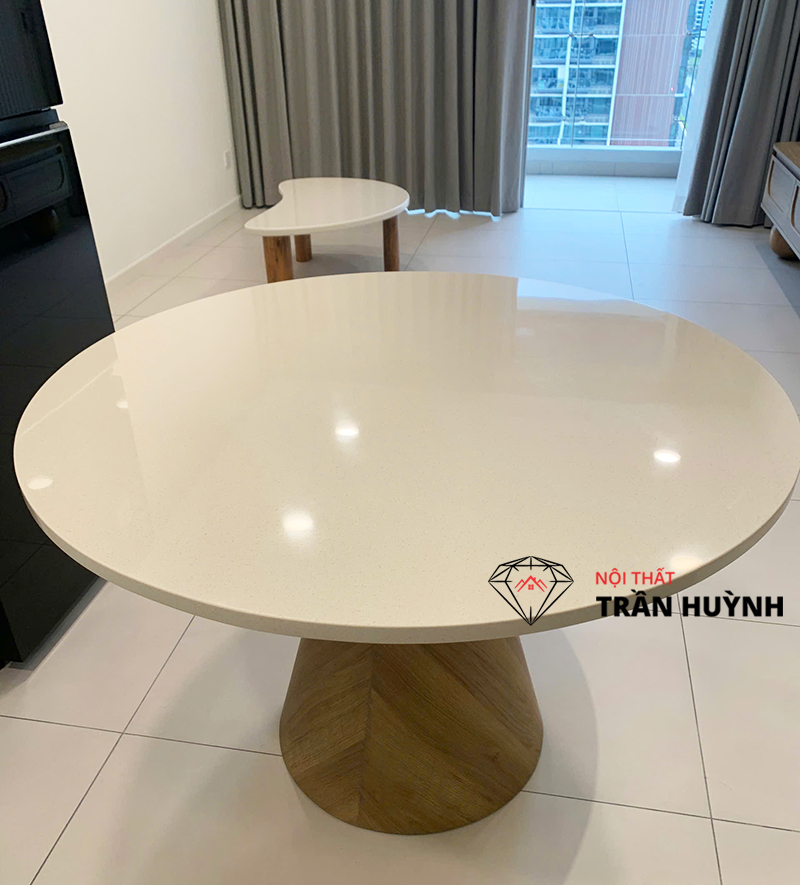Thi Công Mặt Bàn Đá Solid Surface Tại 175 Nguyễn Cơ Thạch, Thủ Đức – Đẹp Chuẩn Từng Chi Tiết