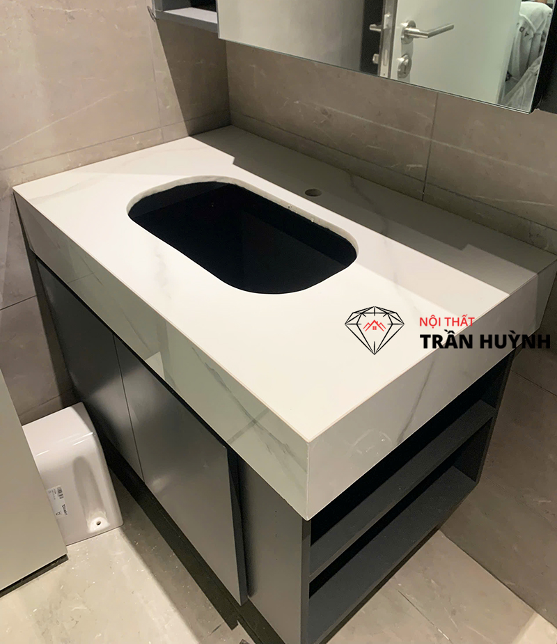 Thi Công Mặt Bàn Lavabo Đá Nhân Tạo Ở Celadon City, Tân Phú – Bền Đẹp Cùng Thời Gian