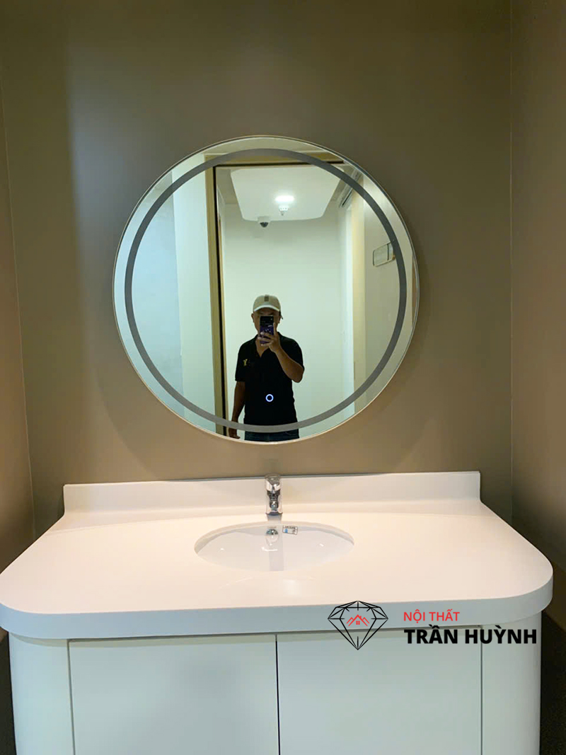Dự Án Lavabo Đá Solid Surface Thẩm Mỹ Viện Mega GangNam tại 24 Nguyễn Bỉnh Khiêm Quận 1