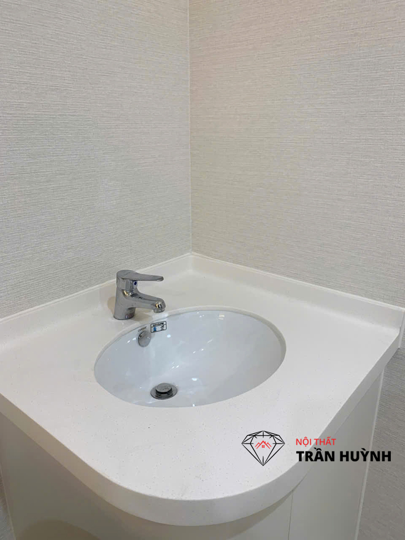 Dự Án Lavabo Đá Solid Surface Thẩm Mỹ Viện Mega GangNam tại 24 Nguyễn Bỉnh Khiêm Quận 1