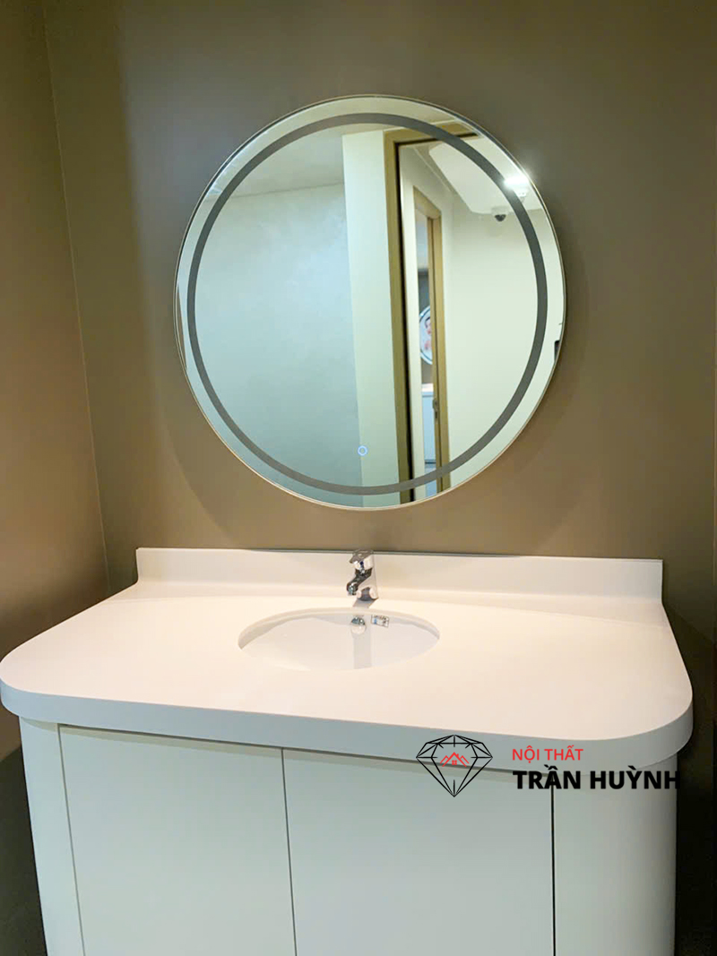 Dự Án Lavabo Đá Solid Surface Thẩm Mỹ Viện Mega GangNam tại 24 Nguyễn Bỉnh Khiêm Quận 1