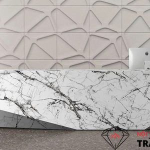 Đá Lamar Ốp Quầy Lễ Tân – Nâng Tầm Đẳng Cấp Thương Hiệu Của Bạn