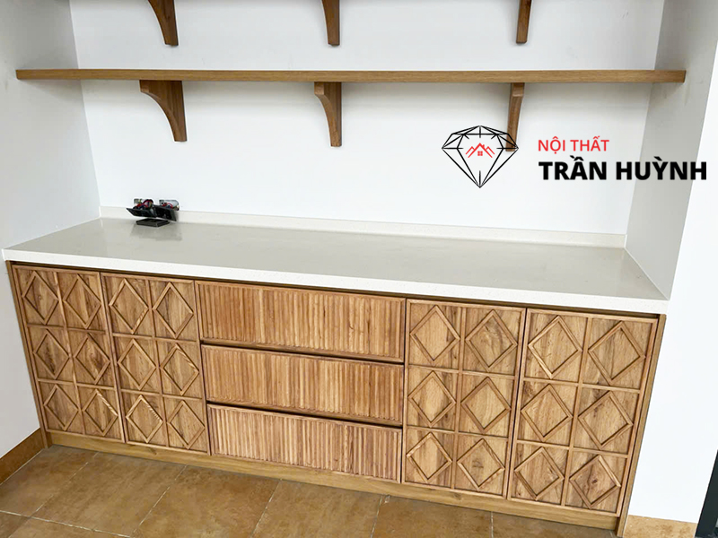 Thi Công Mặt Bếp, Mặt Lavabo Đá Mã C109 Tại Meyhomes Capital Phú Quốc – Dự Án Đẳng Cấp 2025