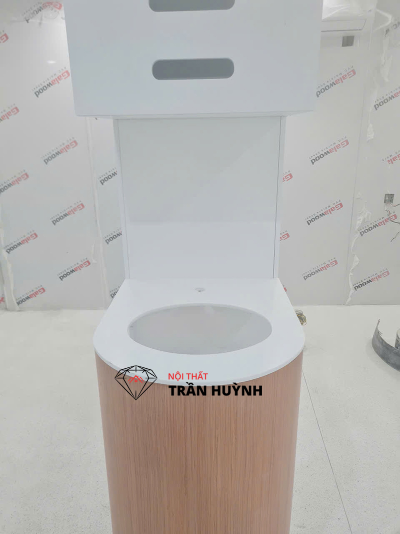 Dự Án 204 Nguyễn Lương Bằng – Thi Công Đá Solid Surface Cho Quầy Lễ Tân, Mặt Bếp, Lavabo
