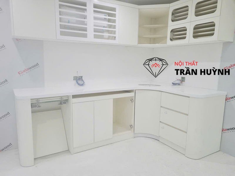 Dự Án 204 Nguyễn Lương Bằng – Thi Công Đá Solid Surface Cho Quầy Lễ Tân, Mặt Bếp, Lavabo