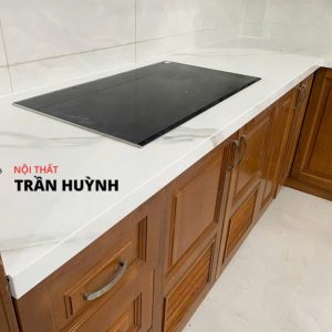 Hoàn Thiện Thi Công Mặt Bếp Đá Nhân Tạo Lamar Tại Tân Chánh Hiệp, Quận 12