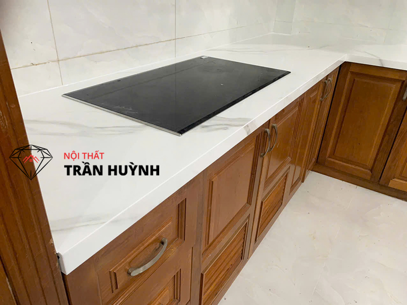 Hình ảnh thực tế Mặt Bếp Đá Nhân Tạo Lamar Tại 973/110 Tân Chánh Hiệp, Quận 12