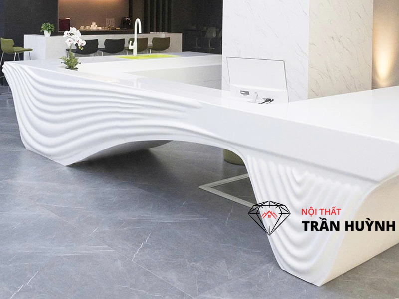 Khám Phá Công Nghệ Uốn Cong Đá Solid Surface – Đổi Mới Tư Duy Nội Thất