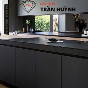 Đá Solid Surface Màu Đen – Vẻ Đẹp Mạnh Mẽ Cho Thiết Kế Đương Đại