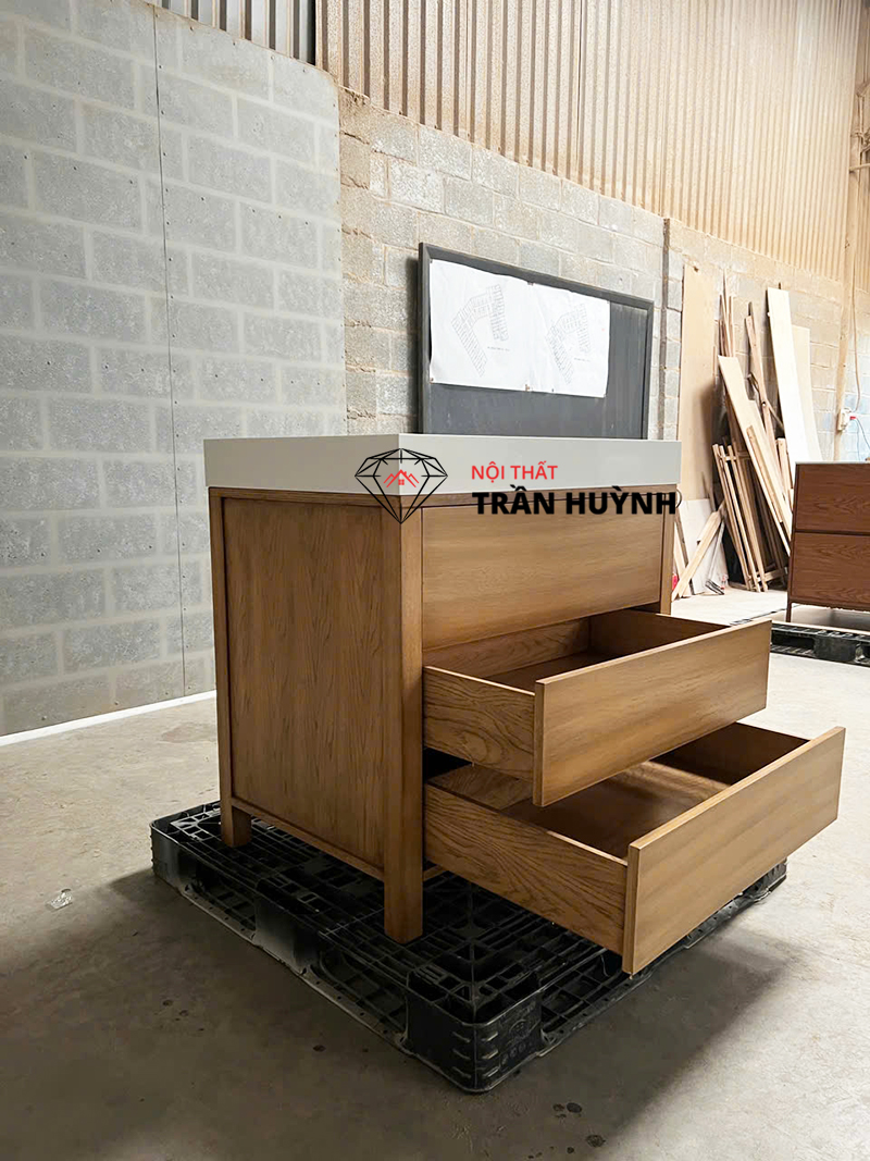 Tủ Mặt Đá Solid Surface Cao Cấp | Gia Công Số Lượng Lớn