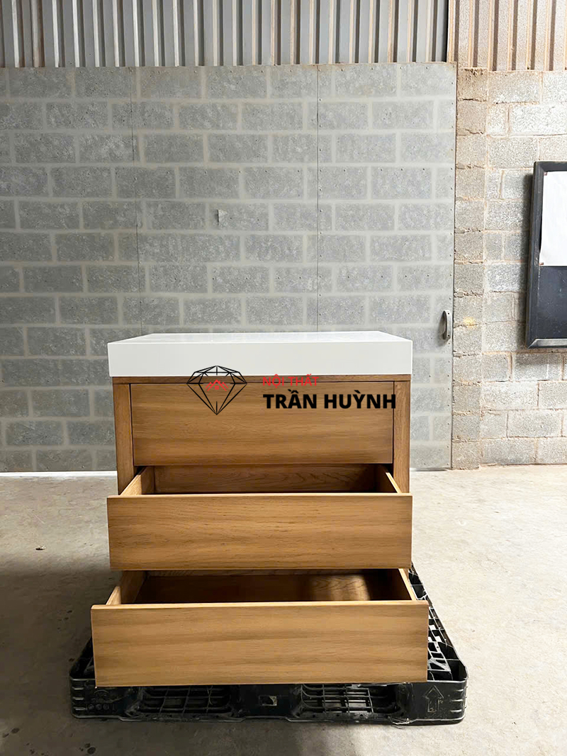 Tủ Mặt Đá Solid Surface Cao Cấp | Gia Công Số Lượng Lớn