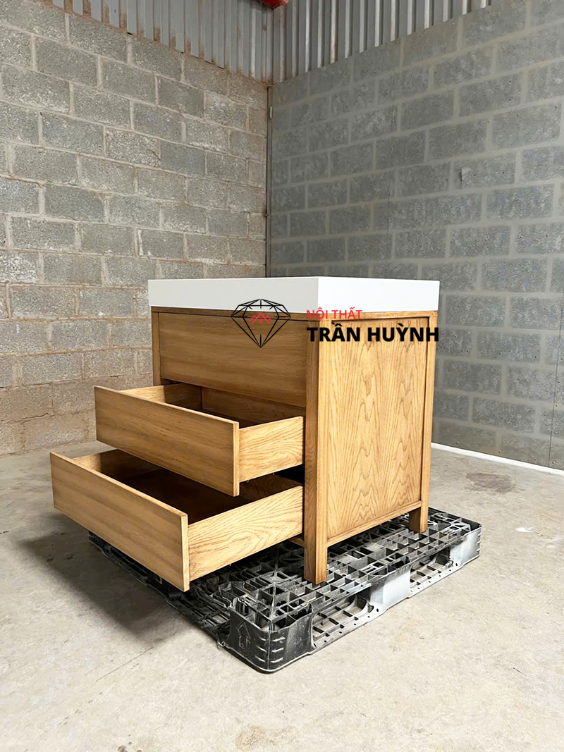 Tủ Mặt Đá Solid Surface Cao Cấp | Gia Công Số Lượng Lớn