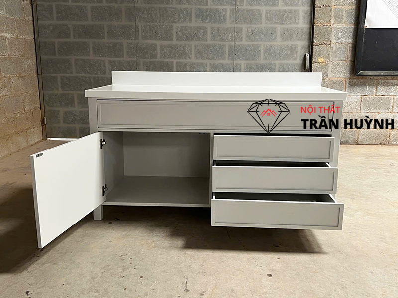 Tủ Mặt Đá Solid Surface Cao Cấp | Gia Công Số Lượng Lớn