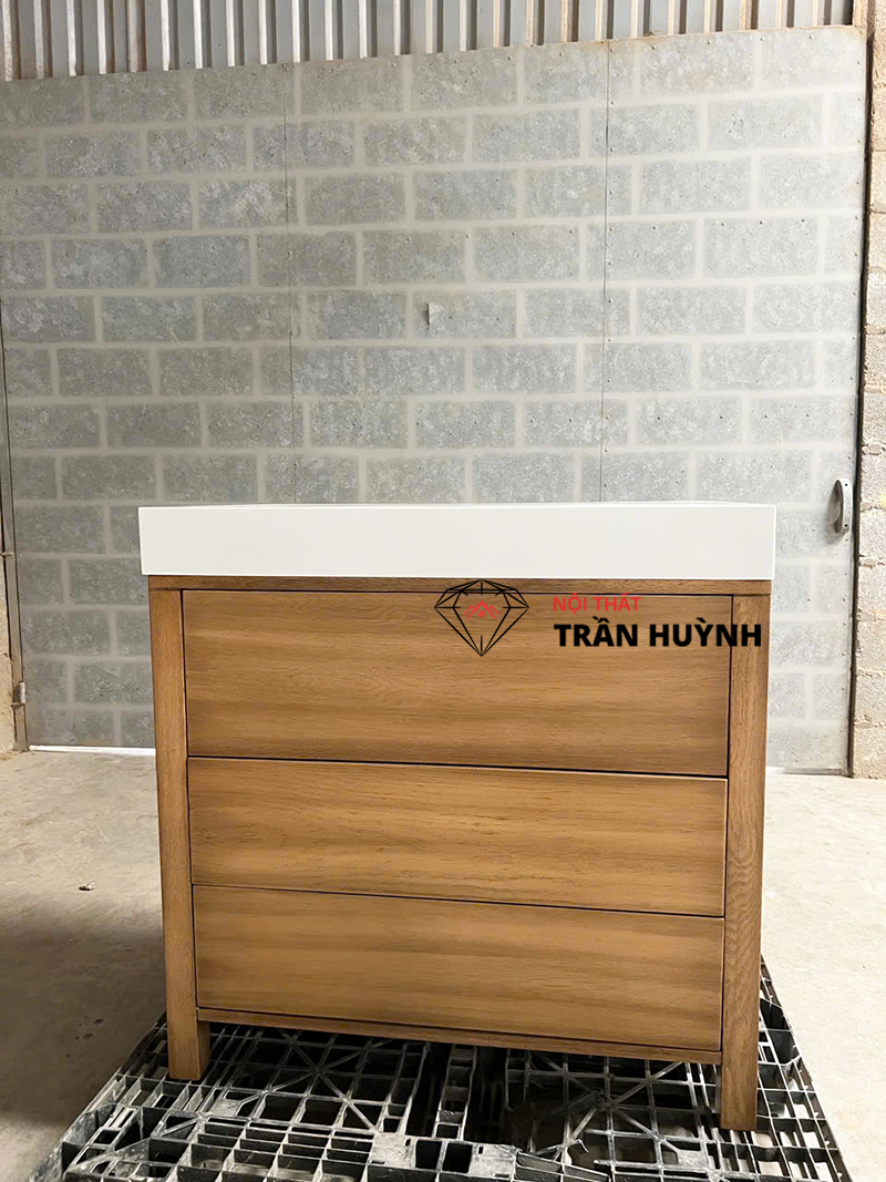 Tủ Mặt Đá Solid Surface Cao Cấp | Gia Công Số Lượng Lớn