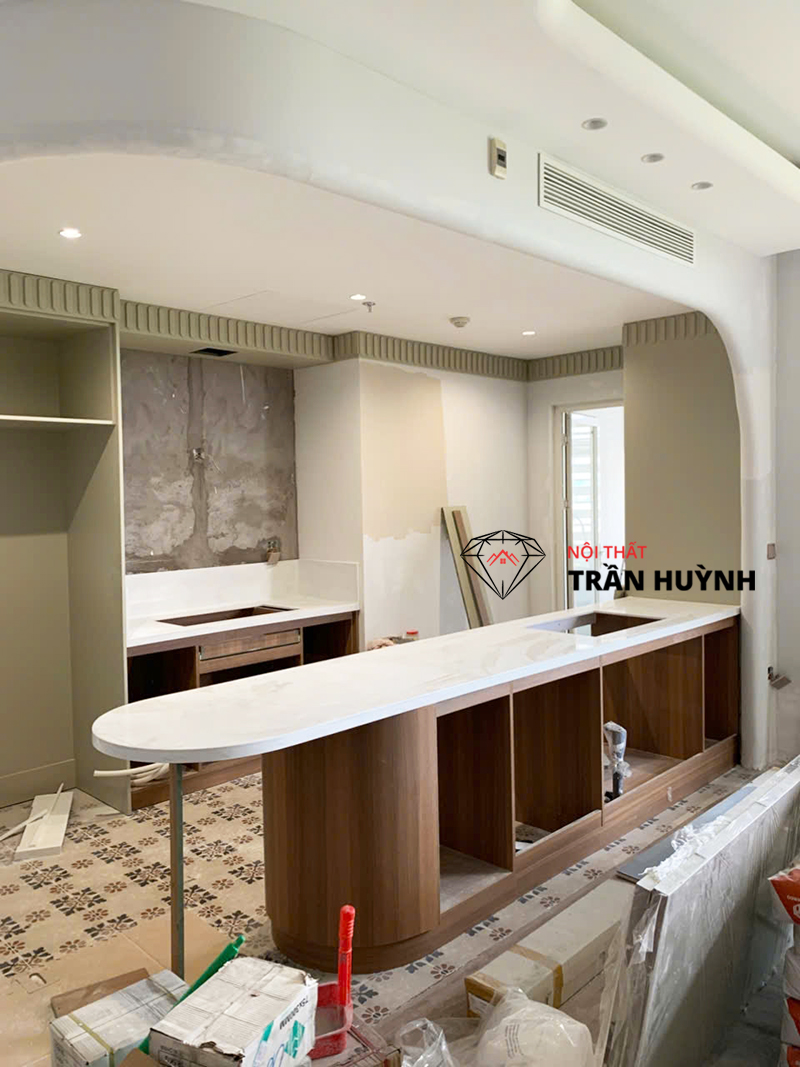 Hoàn Thiện Trọn Gói Đá Nhân Tạo Cho Căn Hộ Sala Sarimi Tháp B1.04.03