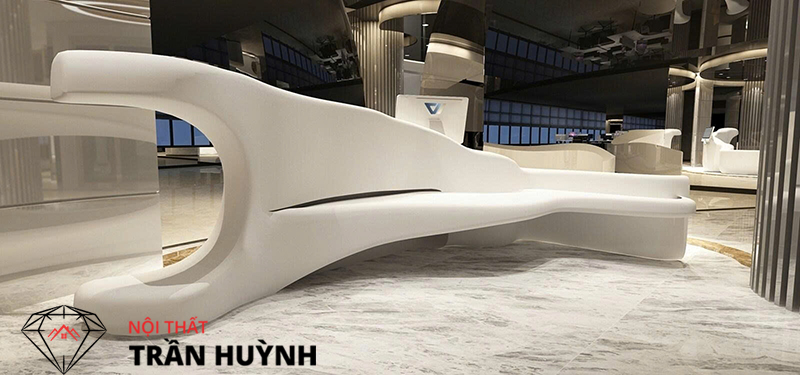 Thiết Kế Showroom Cao Cấp Với Đá Solid Surface – Tăng Giá Trị Thẩm Mỹ