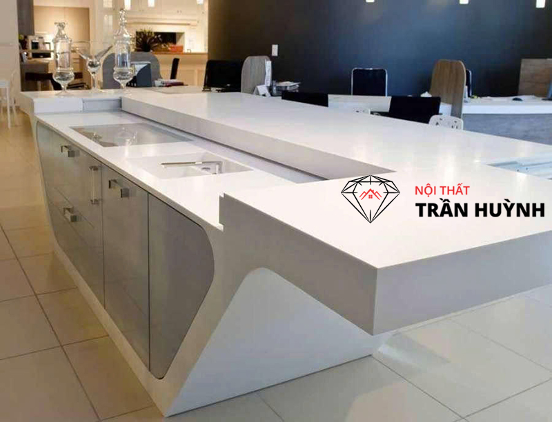 Thiết Kế Showroom Cao Cấp Với Đá Solid Surface – Tăng Giá Trị Thẩm Mỹ