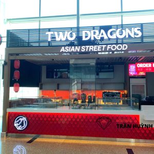 Dự Án Quầy Buffet Đá Nhân Tạo Trắng Tại Cam Ranh